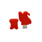 Custom pvc Usb Drives - Creative Christmas gift Santa Claus shaped best usb flash drive LWU1059 